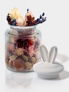 Банка для сыпучих Доляна «Зайка в золотом», 950 мл, с керамической крышкой, стекло, прозрачная - Фото 2