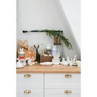 Банка для сыпучих Доляна «Зайка в золотом», 950 мл, с керамической крышкой, стекло, прозрачная - Фото 8