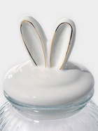 Банка для сыпучих Доляна «Зайка в золотом», 950 мл, с керамической крышкой, стекло, прозрачная - Фото 3