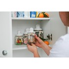 Банка для сыпучих Доляна «Ёжик в золотом», 230 мл, 7.8×15 см, с керамической крышкой, стекло, прозрачная - Фото 8