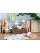 Банка для сыпучих Доляна «Ёжик в золотом», 230 мл, 7.8×15 см, с керамической крышкой, стекло, прозрачная - Фото 11