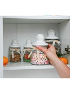 Банка для сыпучих Доляна «Ёжик в золотом», 600 мл, с керамической крышкой, стекло, прозрачная - Фото 10