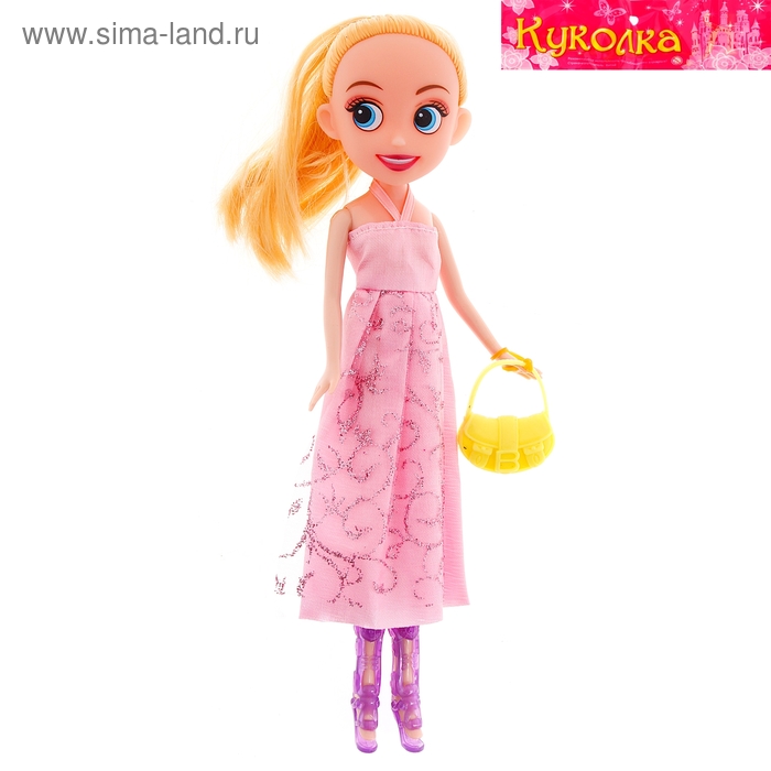 Кукла "Николь" с сумочкой, МИКС - Фото 1