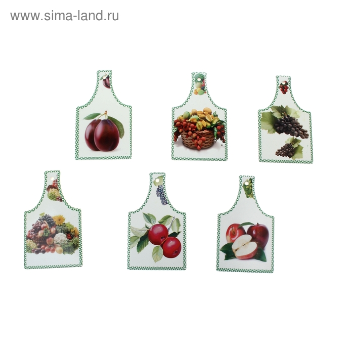 Подставка под горячее «Фрукты и ягоды», 13×22 см, цвет МИКС - Фото 1