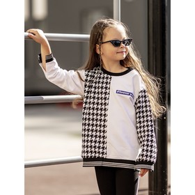 

Свитшот для девочки, рост 128 см, цвет мультиколор