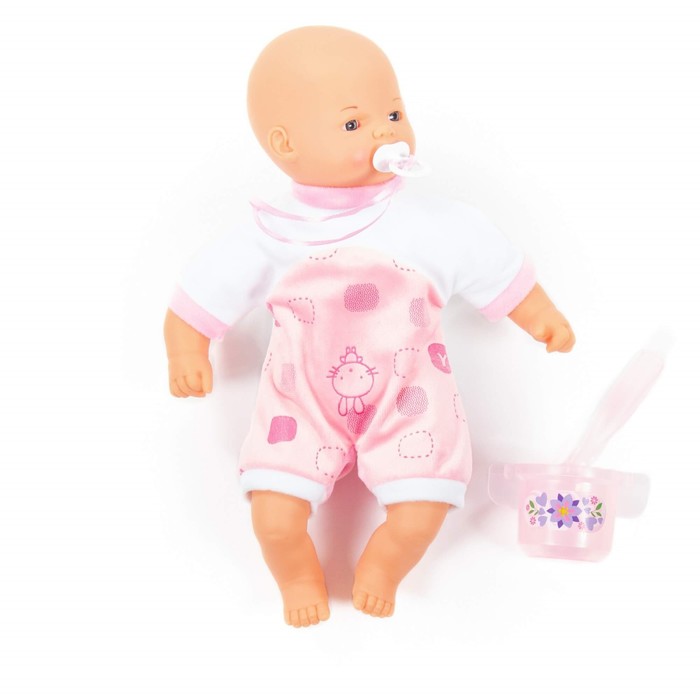 Пупс мягконабивной «Милый», 28 см, с соской + набор для кормления, 2 элемента 56842