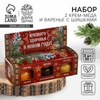 Набор 2 крем-меда и варенье с шишками по 30 гр «Светлых праздников» - Фото 1