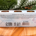 Подарочный набор новогодний «Счастливый новый год»: 2 крем-меда и варенье с шишками по 30 г - Фото 5