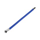 Излив для смесителя ZEIN, 3/4", гибкий, силикон, нержавеющая сталь, 50 см, сетка пластик, синий - Фото 5