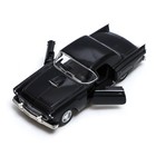 Машина металлическая «Классика», инерционная, открываются двери, 1:32, цвет чёрный - Фото 3