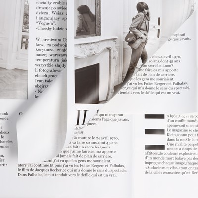 Пленка флористическая «Газета моды» 65 мкм, 50×58 см