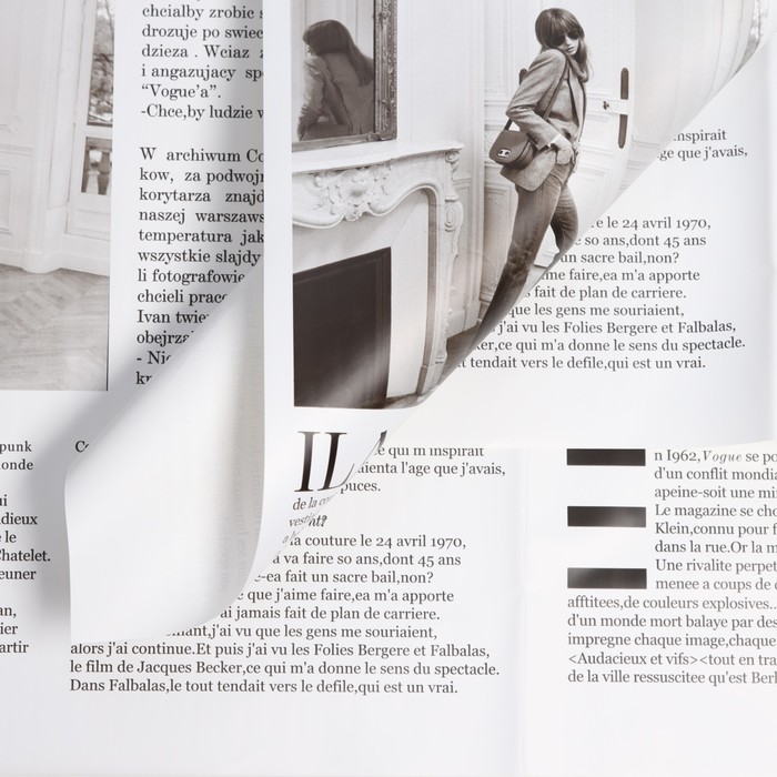 Пленка флористическая «Газета моды» 65 мкм, 50×58 см - Фото 1