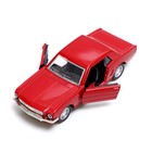 Машина металлическая «Мустанг», инерционная, масштаб 1:32, цвет красный - фото 24533621