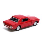 Машина металлическая «Мустанг», инерционная, масштаб 1:32, цвет красный - фото 24533622