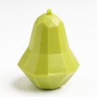 Игрушка для лакомств и сухого корма "Груша", 9 х 7 см, светло-зелёная - фото 7292169