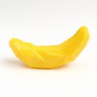 Игрушка для лакомств и сухого корма "Банан", 14 х 3,8 см, жёлтая - Фото 4