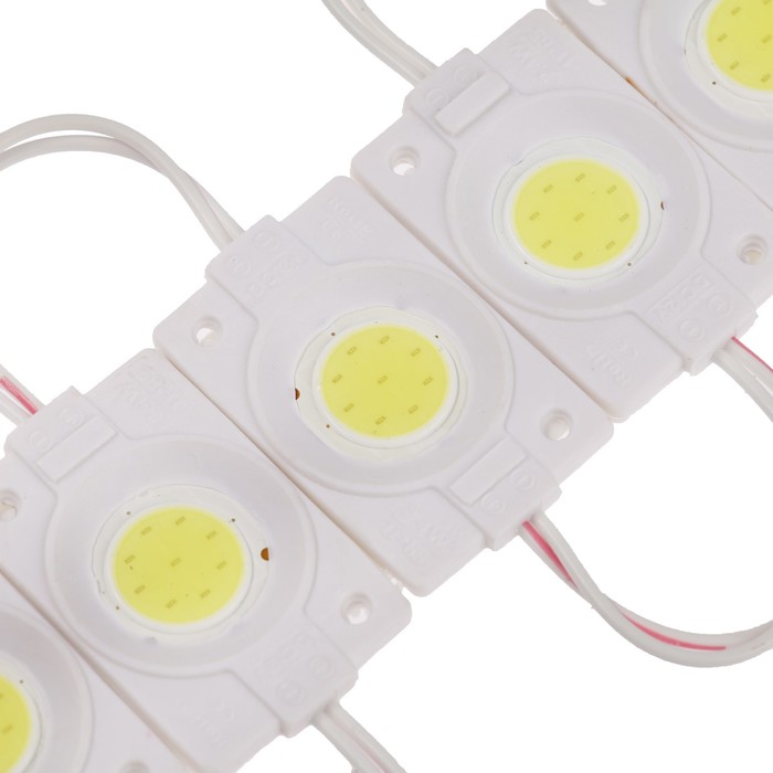 Светодиодный модуль SMD5730, 2.4 Вт, 12 В, COB, 220 Лм, 6500K, белый, 20 шт. - Фото 1
