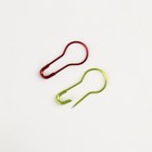 Булавки с круглым концом, 22 мм, 60 шт., разноцветные - Фото 3