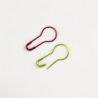 Булавки с круглым концом, 22 мм, 60 шт., разноцветные