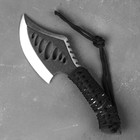 Топорик туристический в оплетке, 24 см, 250 г, нержавеющая сталь, чёрный - Фото 2
