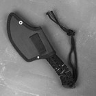 Топорик туристический в оплетке, 24 см, 250 г, нержавеющая сталь, чёрный - Фото 4