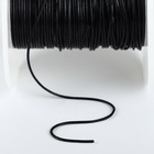 Нить для плетения, натуральная кожа, d=1 мм, 10±0.5 м, чёрная - Фото 3