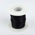 Шнур для плетения, натуральная кожа, d = 2 мм, 10 ± 0,5 м, цвет чёрный - Фото 7