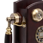 Ретро-телефон настенный, громкая связь, шкатулка, 45×19 см - Фото 5