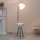 Торшер с ящиком "Лолита" Е27 белый 35х35х156см 7984485