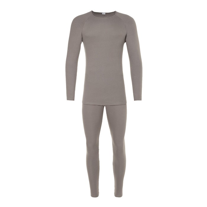 Термобельё мужское (джемпер, брюки) MINAKU цвет серый, размер 56