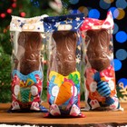Шоколадная фигурка новогодняя "Заяц" в флоу-паке, 35 г - Фото 1