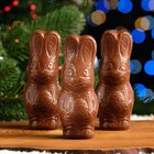 Шоколадная фигурка новогодняя "Заяц" в флоу-паке, 35 г - Фото 2