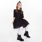 Ботинки (ботильоны) для девочки, цвет черный, р-р 32 - фото 9996048