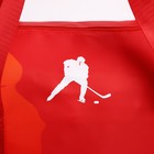 Сумка спортивная «RUSSIAN HOKEY», 47 x 28 x 24 см, цвет красный - фото 6704132