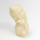 Молд силикон "Снеговик в шапке" 5 см - Фото 5