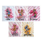 Комплект тетрадей из 5 штук, 48 листов в клетку Calligrata "Банда зверей", обложка мелованный картон, блок офсет  (артикул 9243550)  большой выбор товаров оптом и в розницу по низким ценам с доставкой