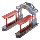 Железная дорога «Винтаж», 2 состава в комплекте, свет и звук, работает от батареек - Фото 19