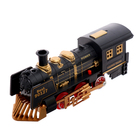 Железная дорога «Винтаж», 2 состава в комплекте, свет и звук, работает от батареек - Фото 6