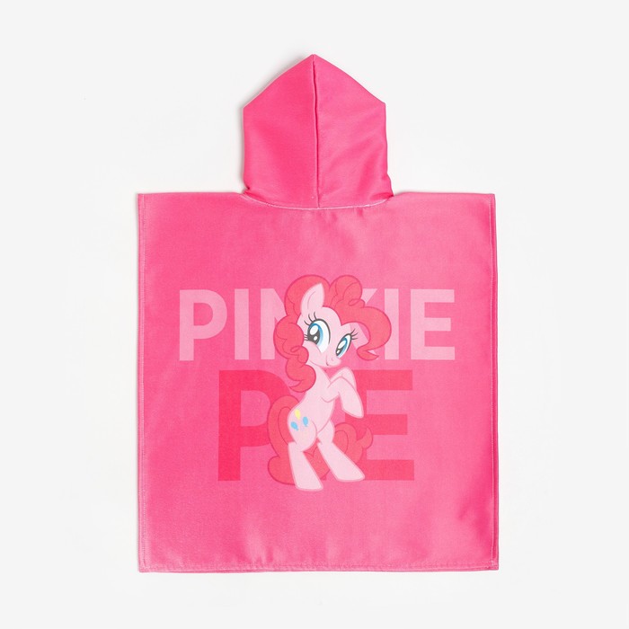 Полотенце-пончо детское махровое My Little Pony Пинки Пай 60х120 см, 50% хл., 50% полиэстер - фото 1908996745