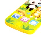 Музыкальный детский телефон «Тигруля и мишка», звук, цвет жёлтый - Фото 3