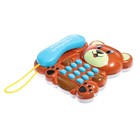 Музыкальный телефон «Весёлый мишка», звук, свет - фото 6704410