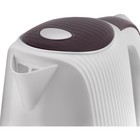 Чайник электрический Vitek VT-7061, пластик, 1.7 л, 2200 Вт, бело-фиолетовый с рисунком - Фото 2