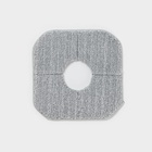 Насадка для швабры Raccoon, с вырезом, микрофибра, квадратная, 21×21 см, серая - Фото 1