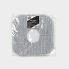 Насадка для швабры Raccoon, с вырезом, микрофибра, квадратная, 21×21 см, серая - Фото 6