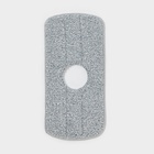 Насадка для швабры Raccoon, с вырезом, микрофибра, прямоугольная, 30×14.5 см, серая - Фото 1