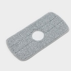 Насадка для швабры Raccoon, с вырезом, микрофибра, прямоугольная, 30×14.5 см, серая - Фото 2