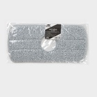 Насадка для швабры Raccoon, с вырезом, микрофибра, прямоугольная, 30×14.5 см, серая - Фото 6