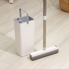 Швабра с отжимом и ведром Raccoon «Компакт», ведро 17×12.5×34 см, 5.5 л, швабра с насадкой ПВА 28×4.5×121 см - Фото 2