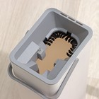 Швабра с отжимом и ведром Raccoon «Компакт», ведро 17×12.5×34 см, 5.5 л, швабра с насадкой ПВА 28×4.5×121 см - Фото 5