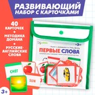 Развивающий набор «Первые слова», по методике Г.Домана, 40 карточек 7914113 - фото 11428518